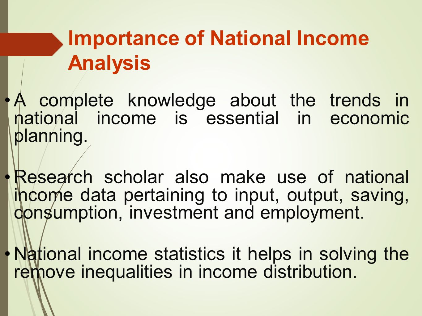 Reasons for Growing Importance of National Income Studies